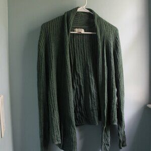 Green cardigan, Sonoma, fits size S-M